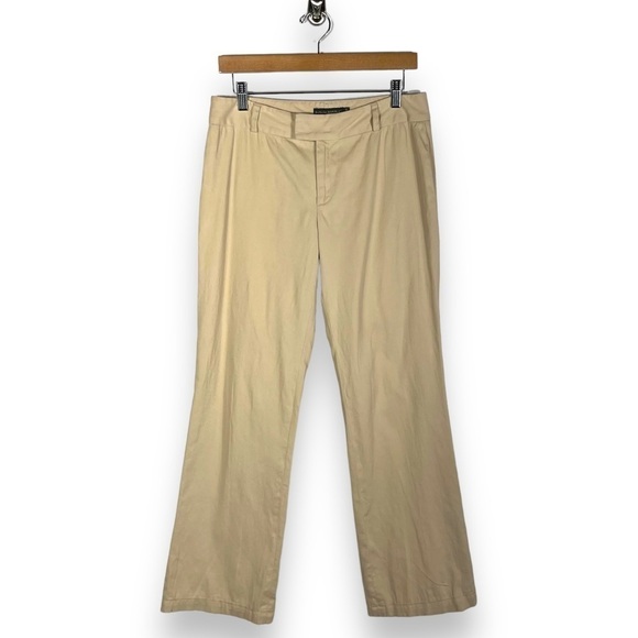 Banana Republic Martin Mid Rise Micro Corduroy Pants, Warm Khaki, Size 6 - Picture 1 of 8
